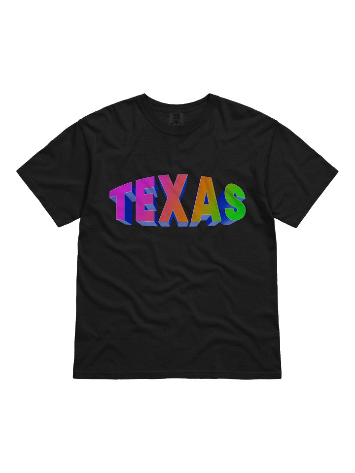 TEXAS Neon Gradient 3D Tee product image (1)
