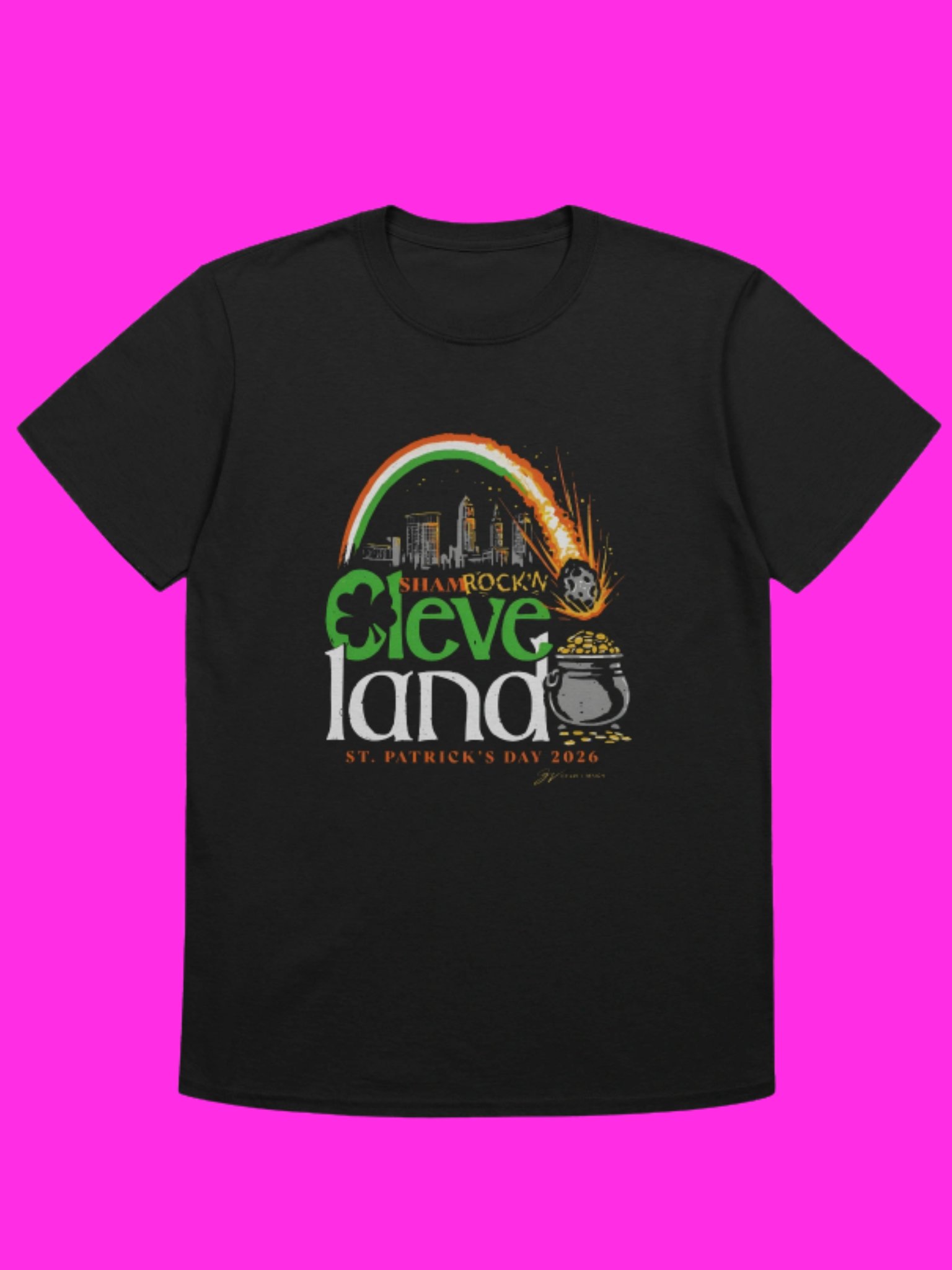 Cleveland Meteor St. Patrick’s Day 2026 T-Shirt, product image (85)