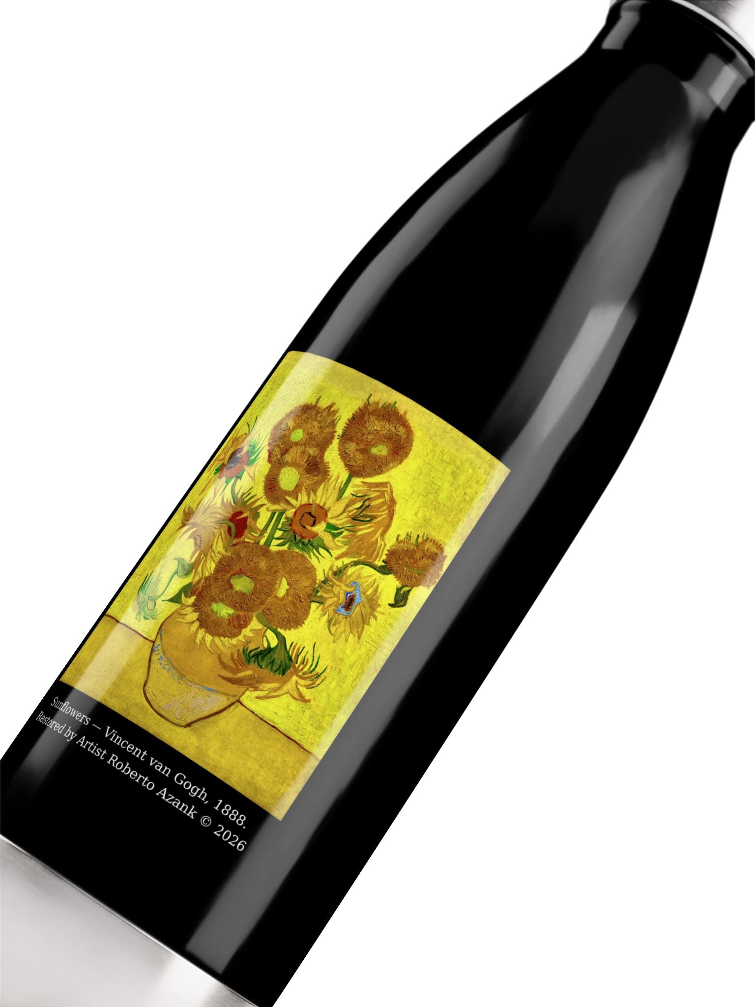 Sunflowers — Water Bottle product image (5)