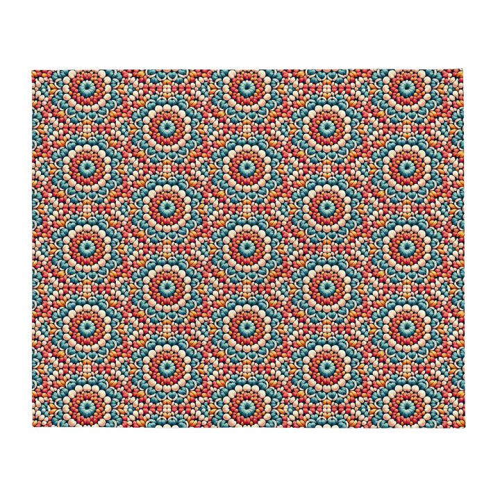 Orange Kaleidoscope Comfort Throw Blanket product image (2)