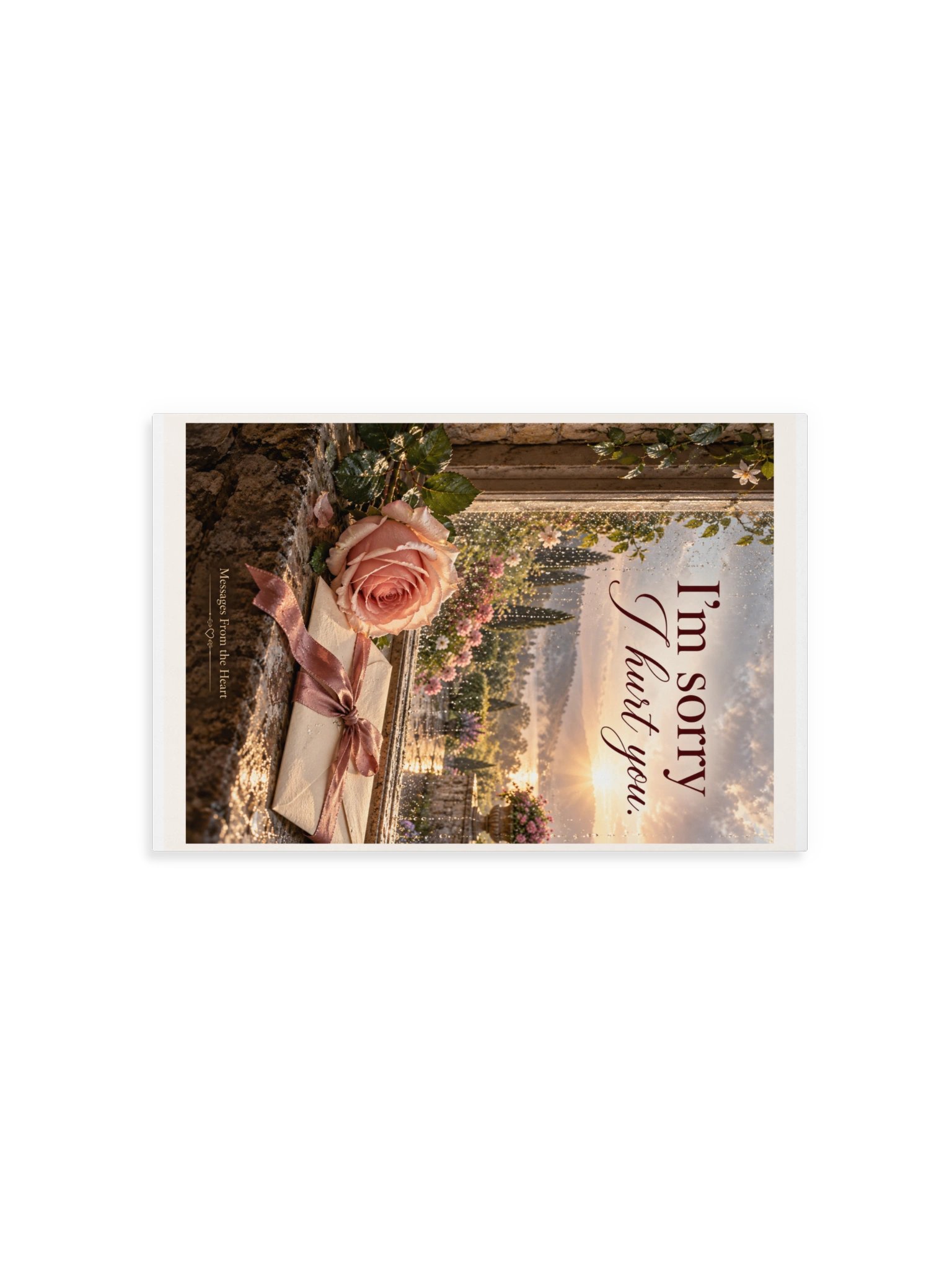 I'm Sorry I Hurt You — Physical QR Greeting Card product image (9)