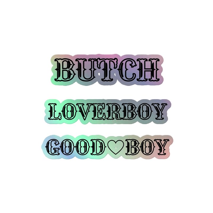 GOOD BOY BUTCH STICKERS product image (2)