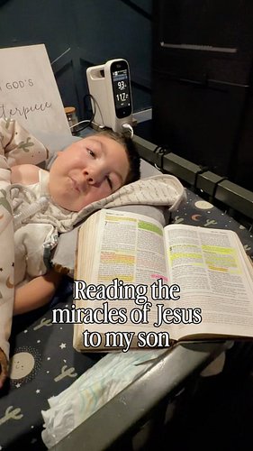 By his stripes, we are healed! Can I get an amen!? #izaiahsjourney #raredisease #Healed #prayer #Jesus