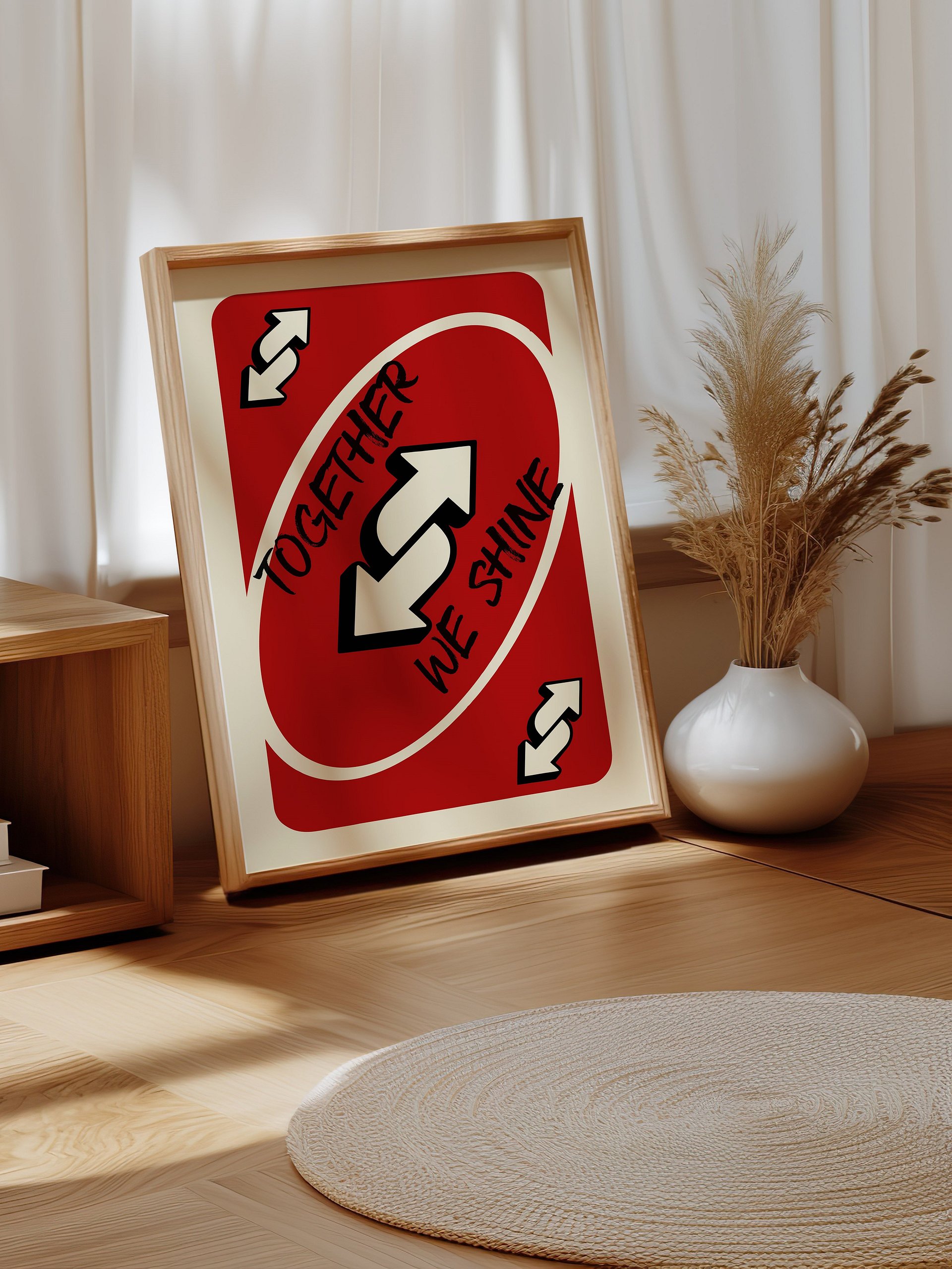 Together We Shine Wall Art Red product image (11)