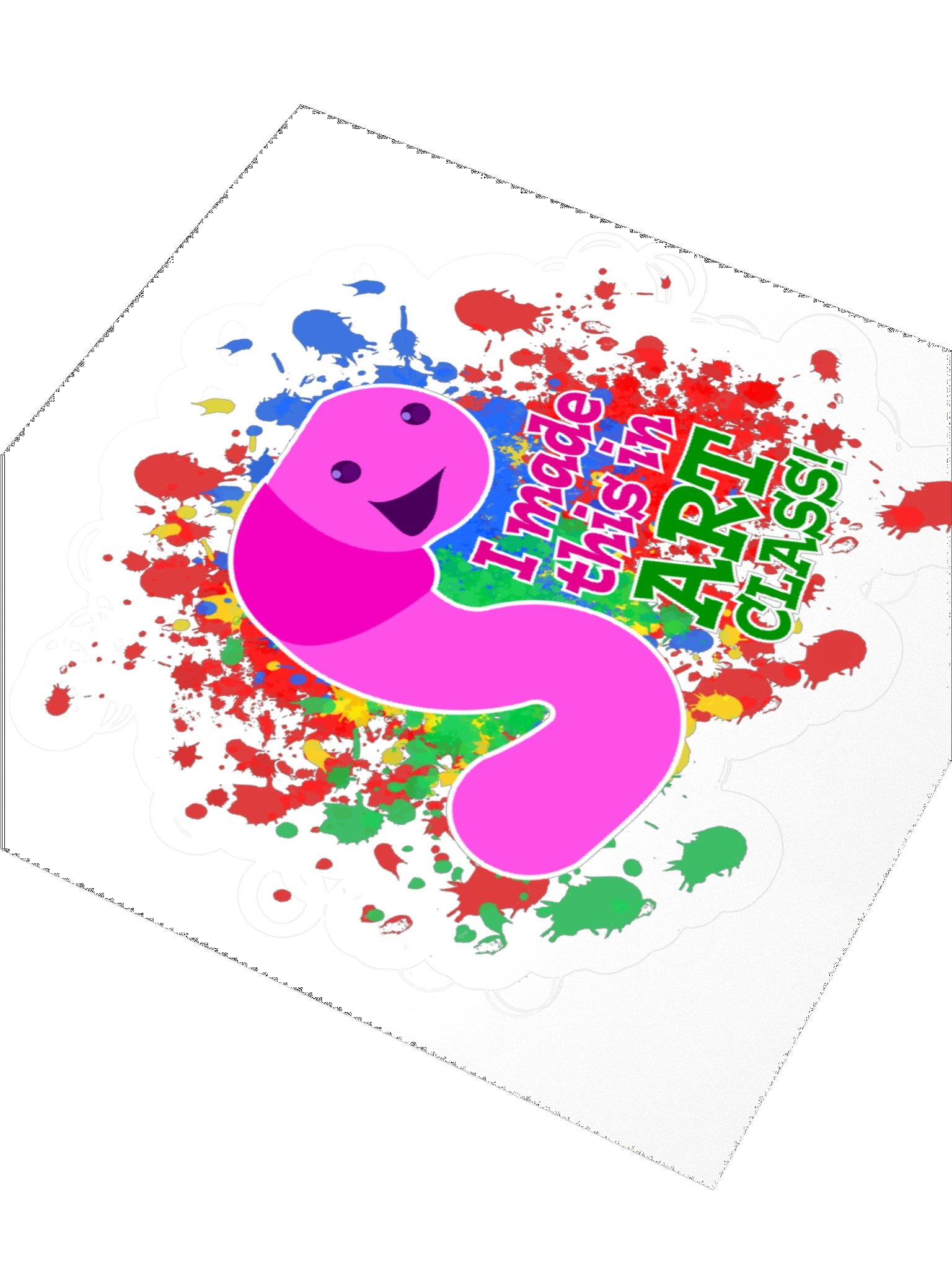 Worm's Art Class Sticker product image (3)