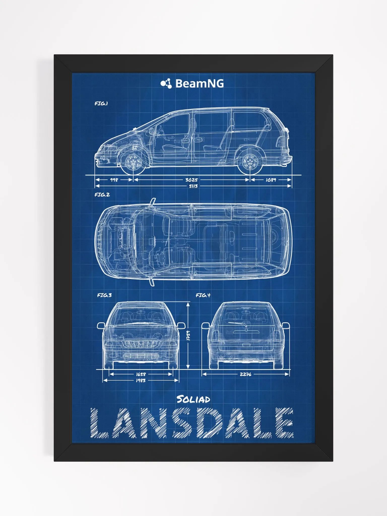 Framed Poster: Soliad Lansdale Blueprint product image (1)