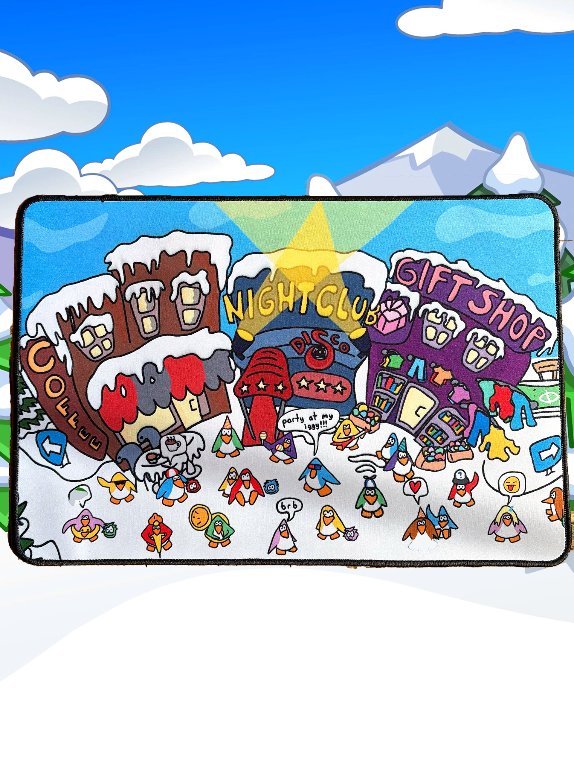 PENGUIN DESK MAT!!! 🐧❄️ product image (1)