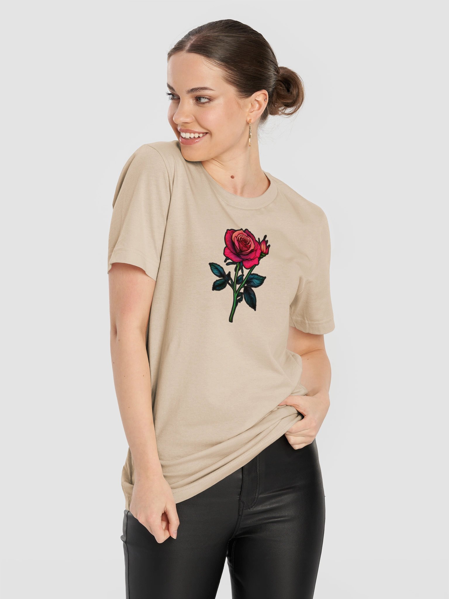 Slow Bloom — Rose Art Tee product image (137)