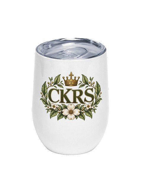 CKRS Flower Wine Tumbler