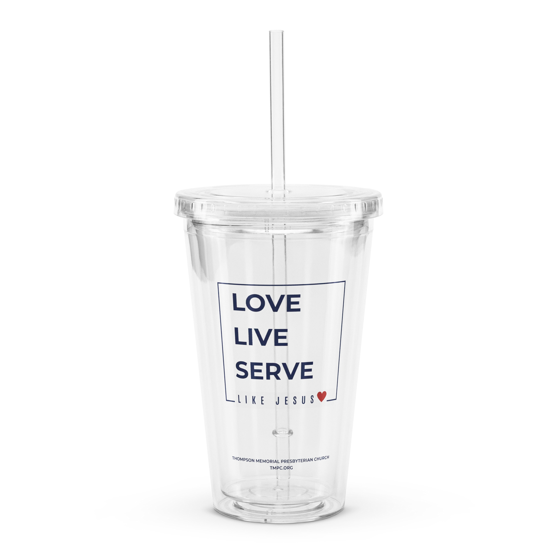 Love. Live. Serve. Like Jesus 16oz. Plastic Tumbler product image (1)