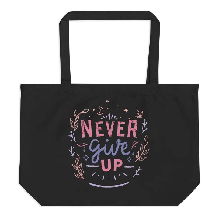Starry Never Give Up Eco Tote product image (1)