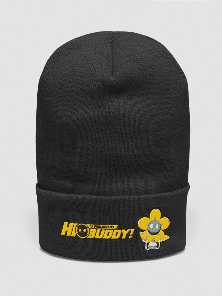 Yupoong Cuffed Beanie – #Farlight 84 "Hey Buddy" Edition product image (1)