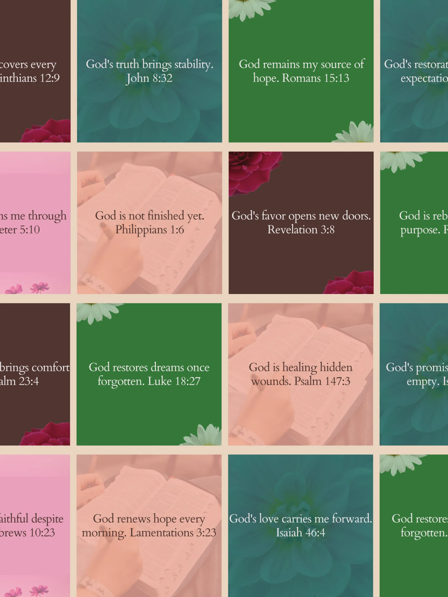 TIKVAH Scripture Cards Printable product image (2)