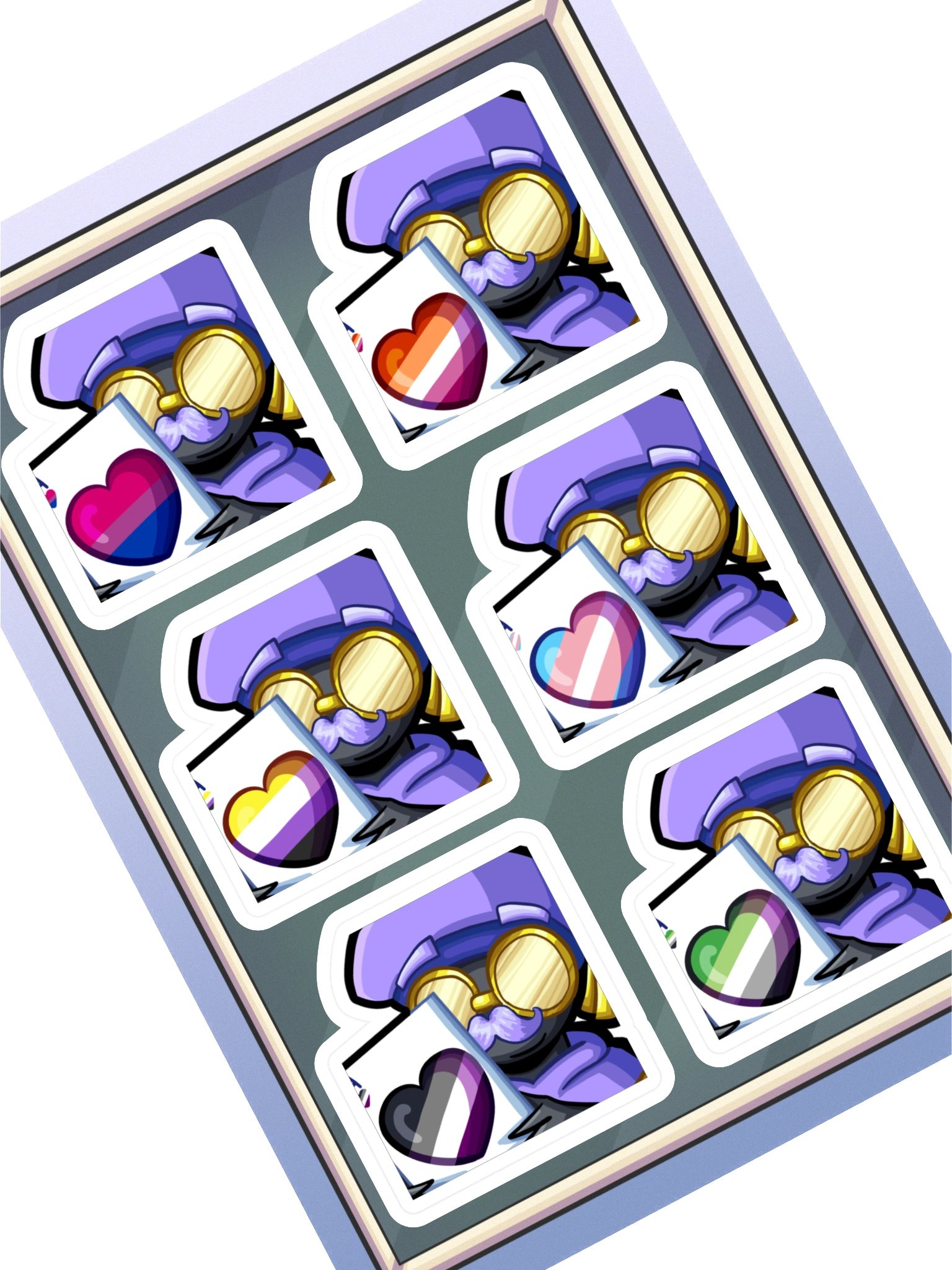 Doc Emote Sticker Sheet — Pride Set product image (1)