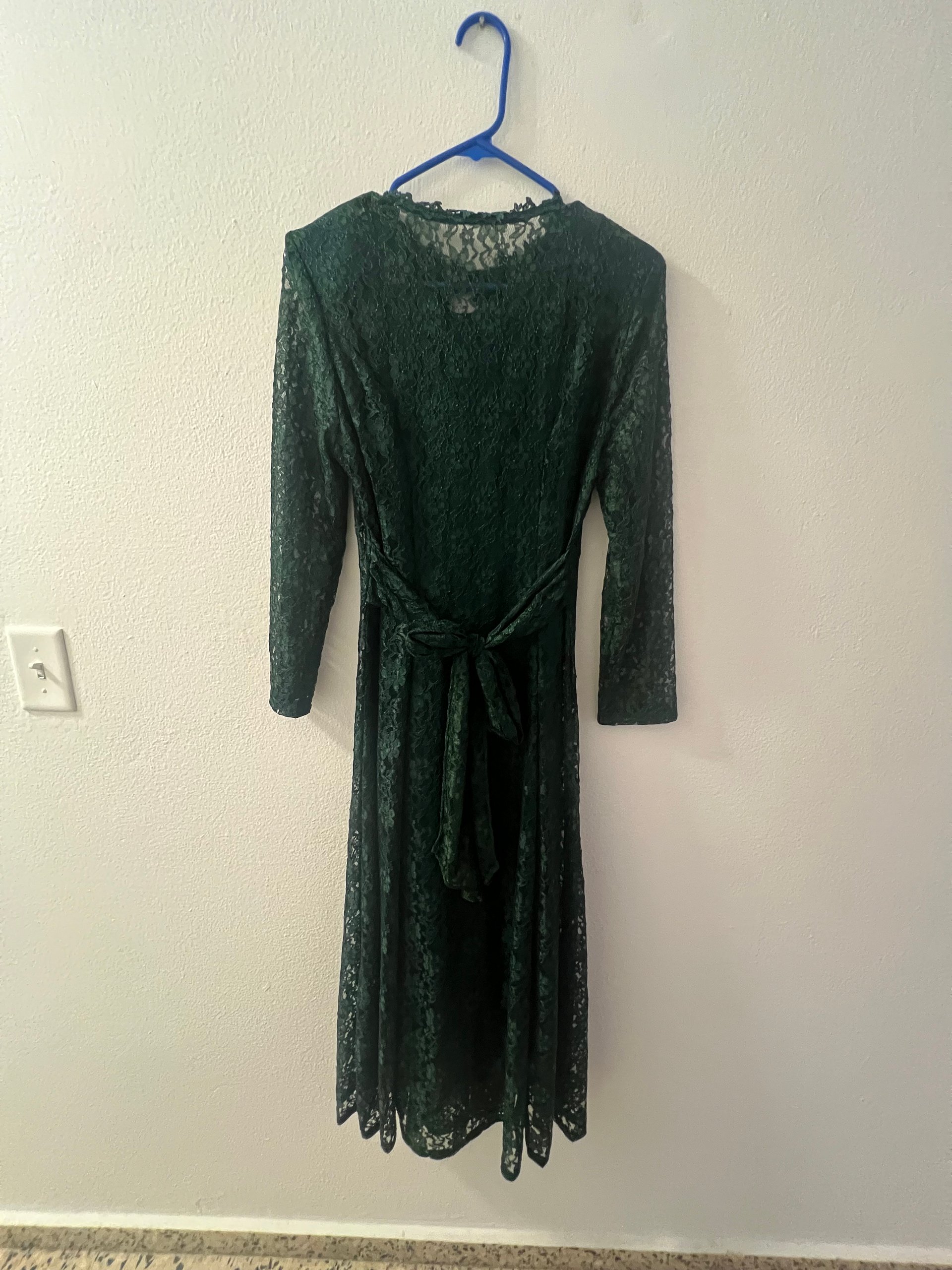 1990’s Vintage Green Lace Dress product image (2)