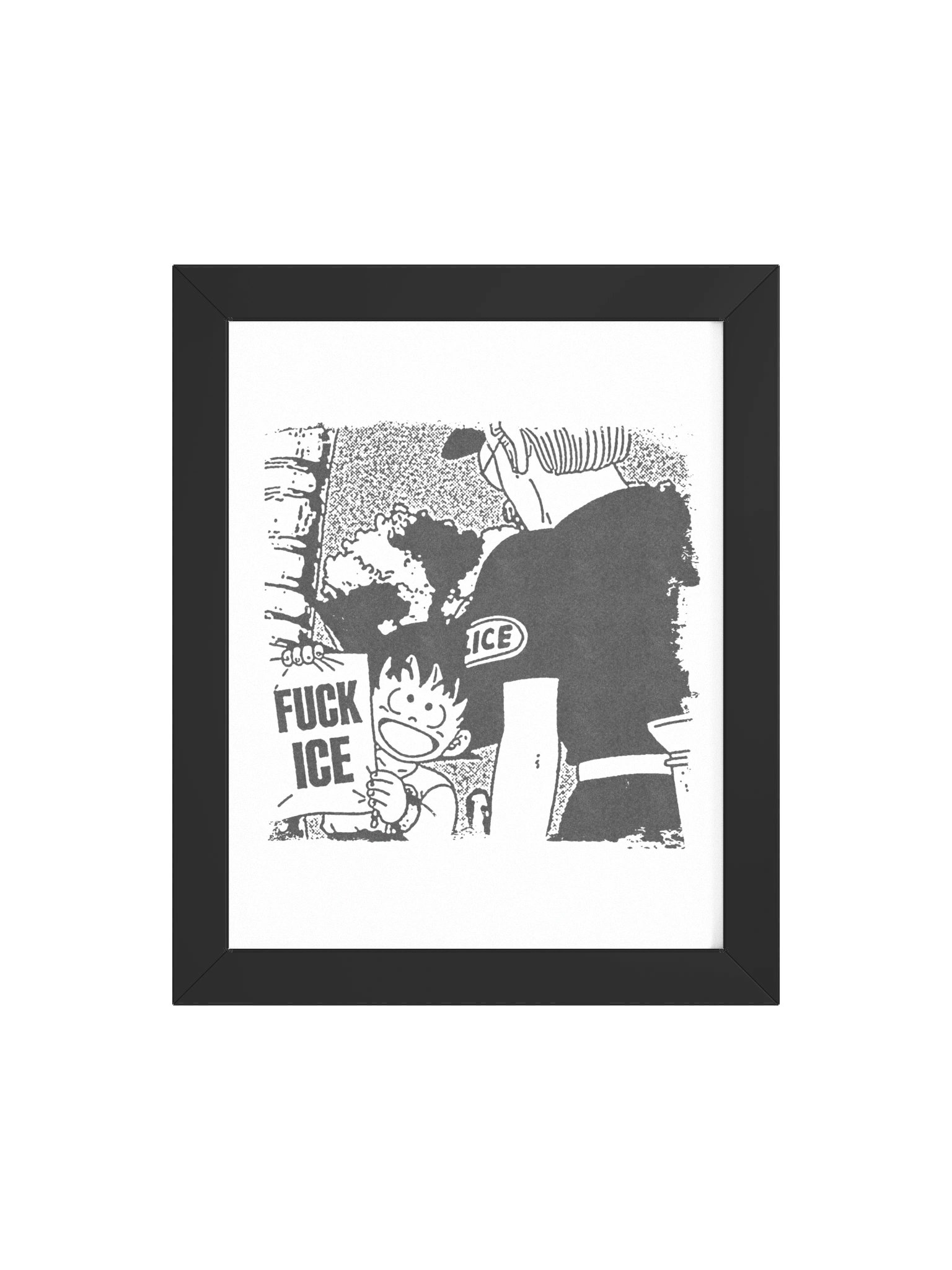 F*CK ICE ! Framed Print. product image (4)