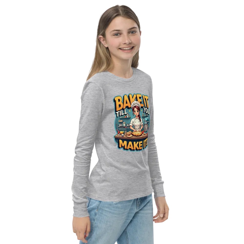 Bake It Till You Make It Youth Long Sleeve Tee product image (23)