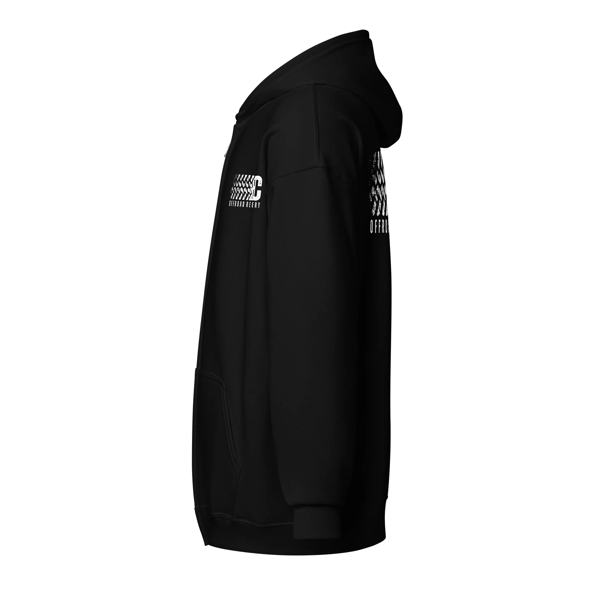 BC Off-Road Recovery Zip Hoodie — White Logo product image (5)