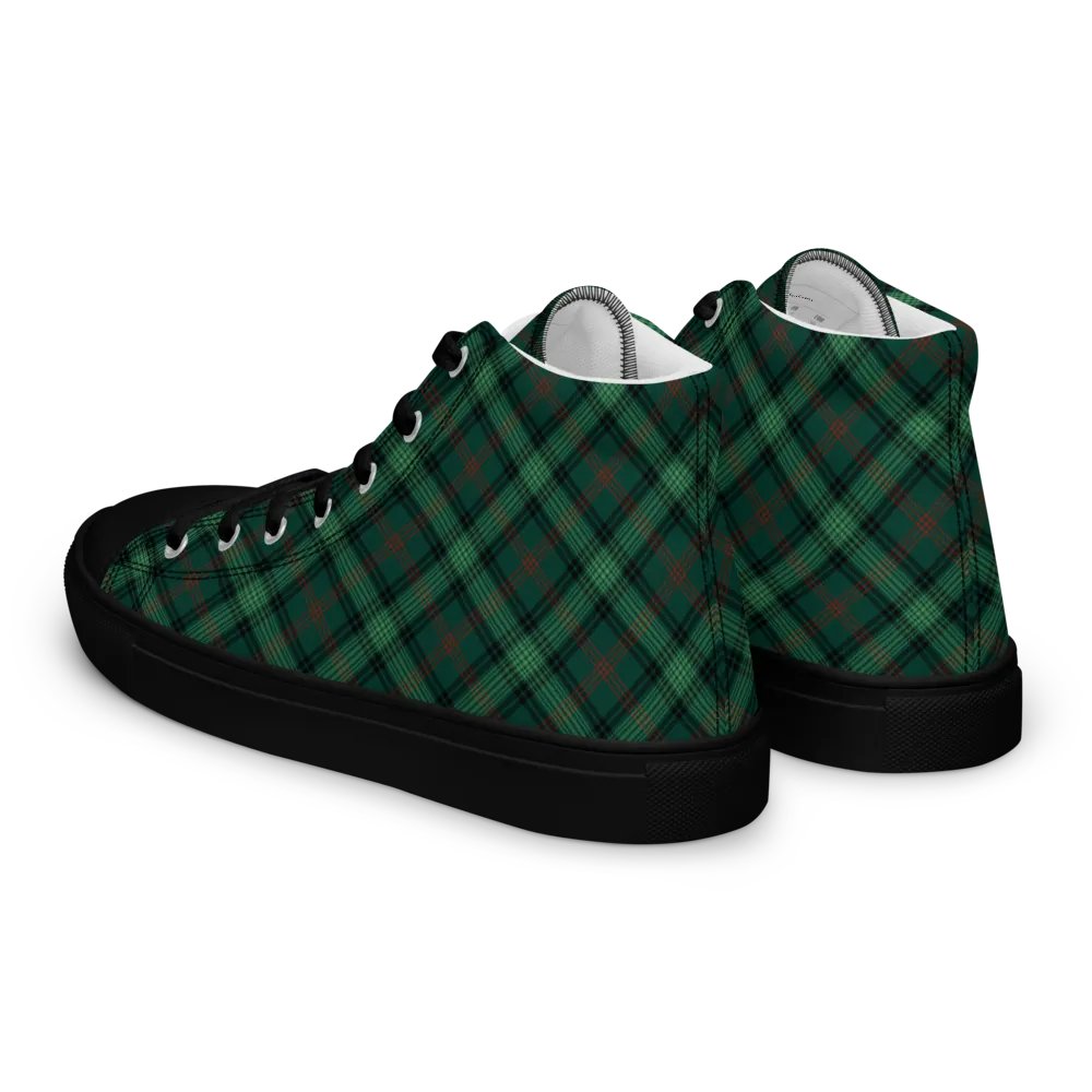 Ross Hunting Tartan Men's High Top Shoes product image (9)