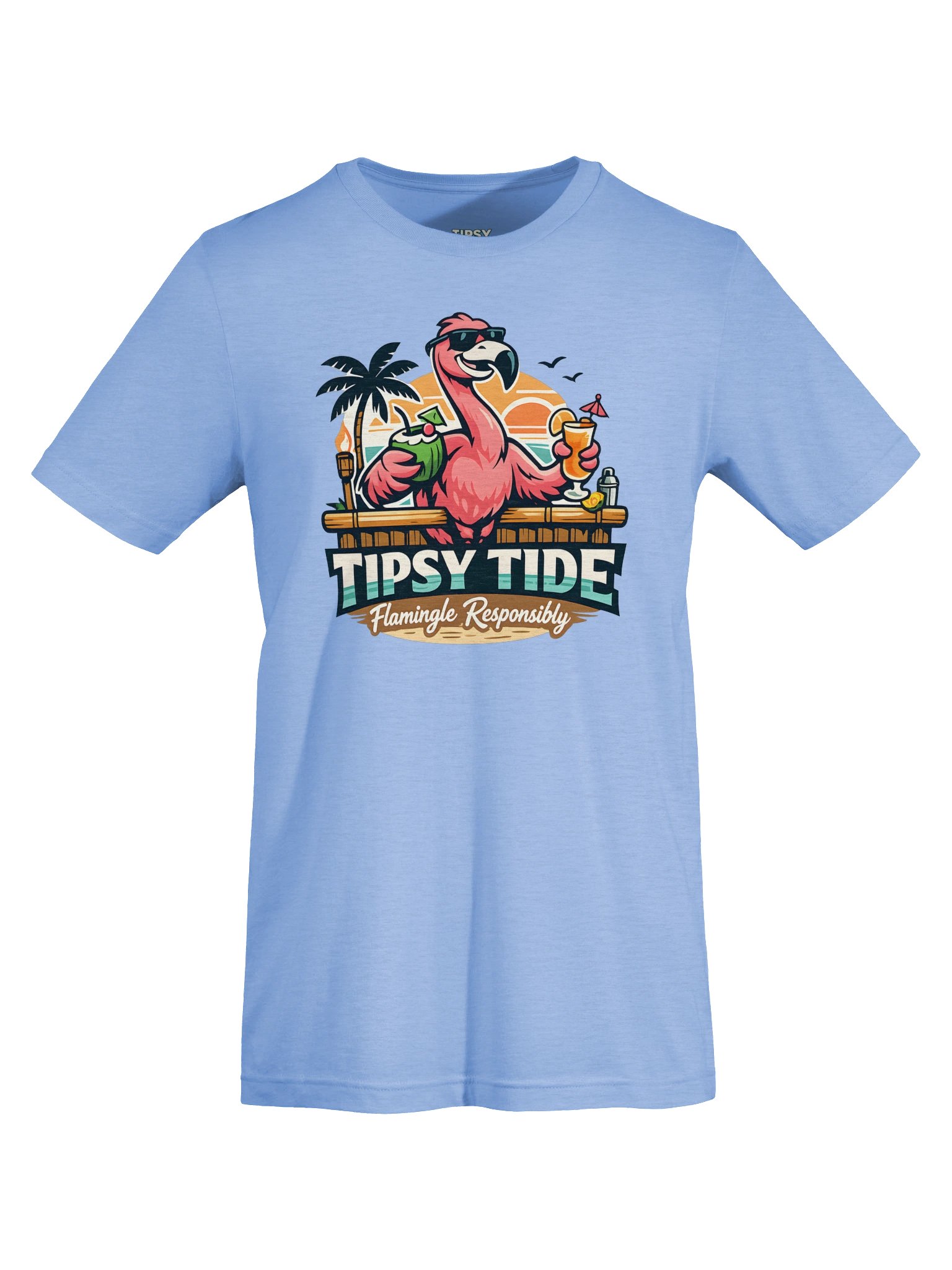 Tipsy Tide Flamingo Beach Tee product image (2)