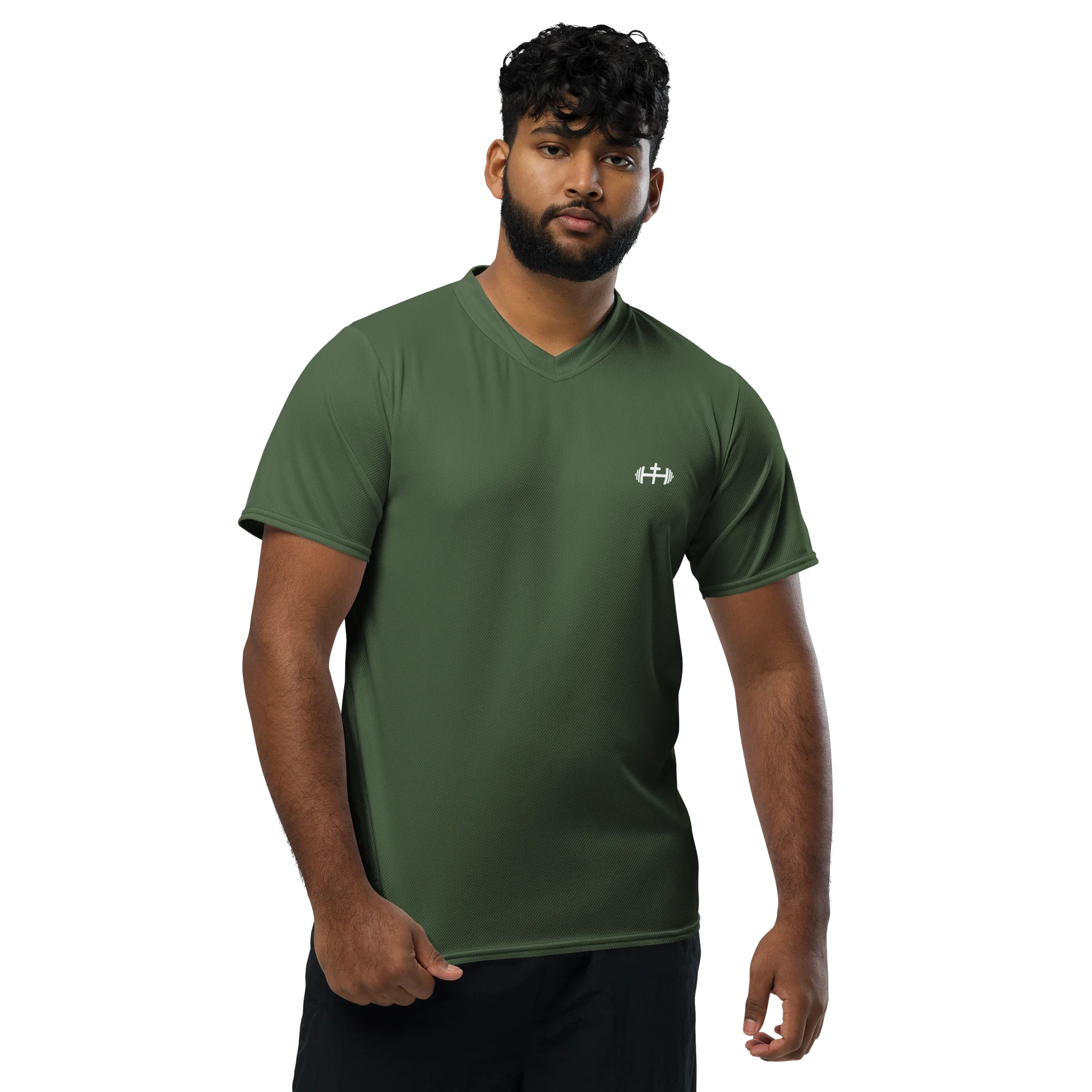 His House Mens Performance V-Neck T-Shirt - Forest product image (1)