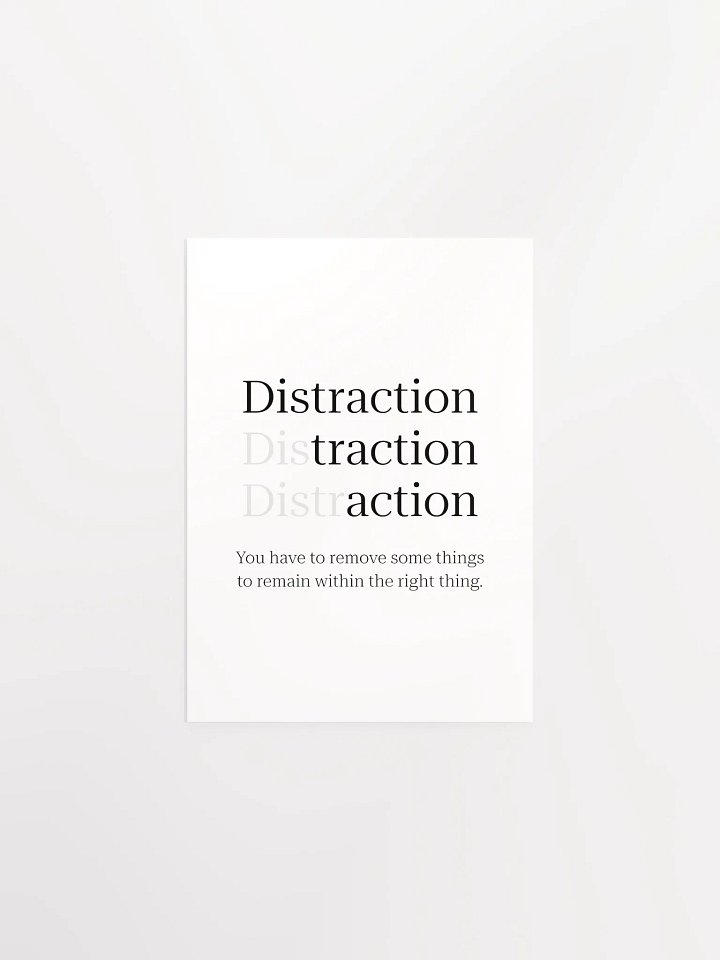 Distraction poster product image (9)