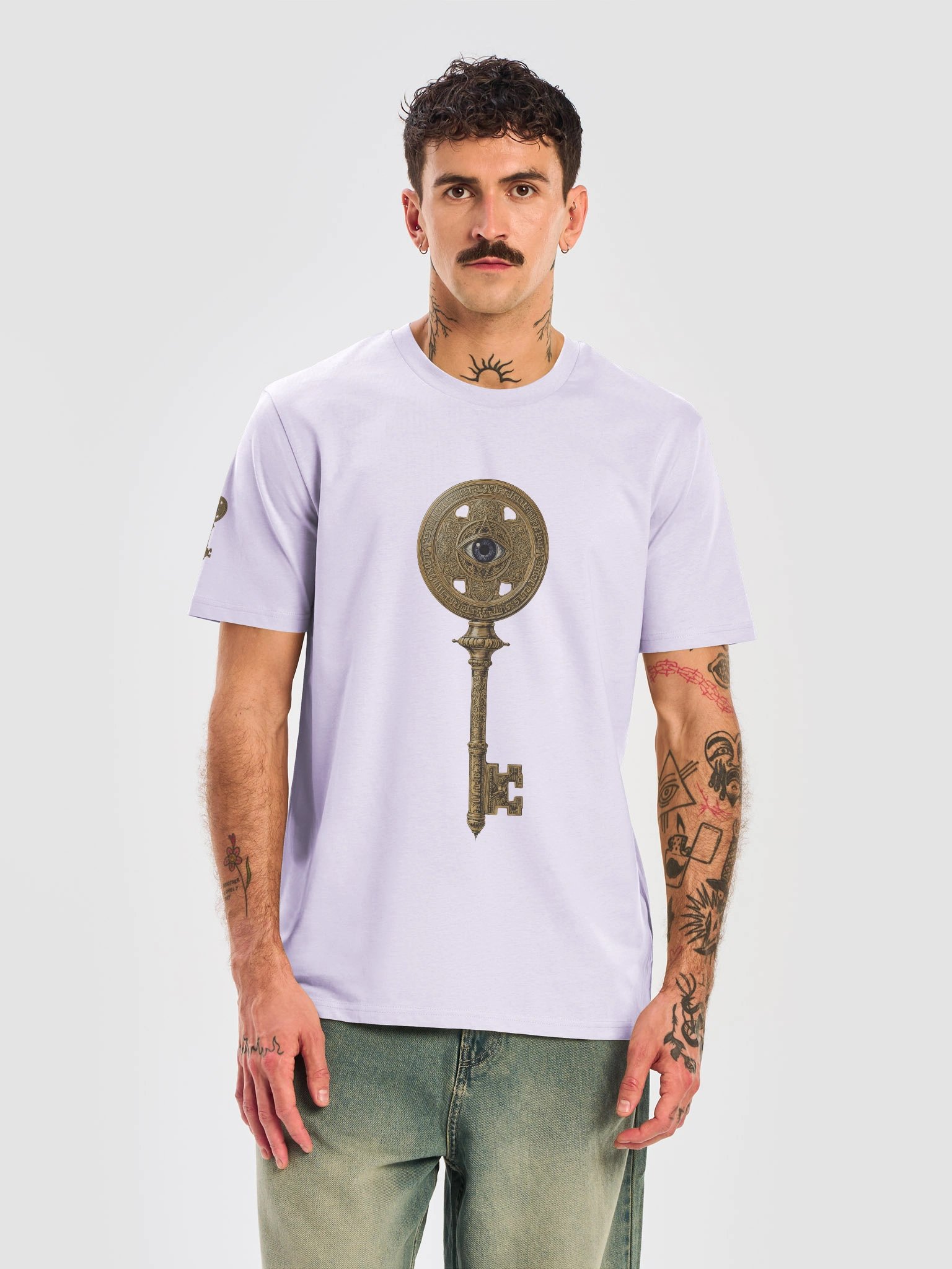 The Gatekeeper’s Key – Lavender Sigil Edition (Front + Right Shoulder Print) product image (5)