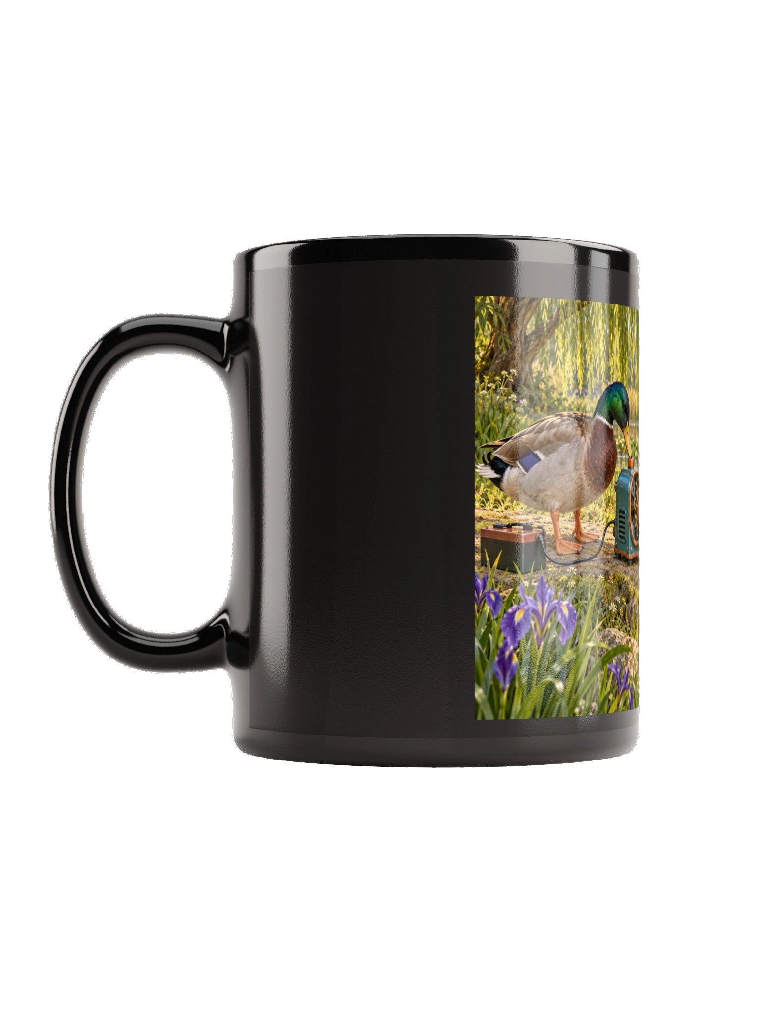 Bubble Broadcast Black Mug product image (2)