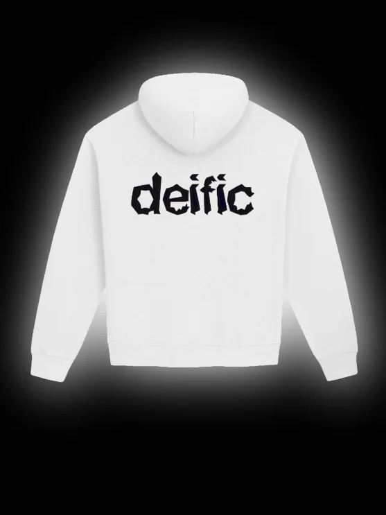 White Deific Logo Hoodie product image (2)