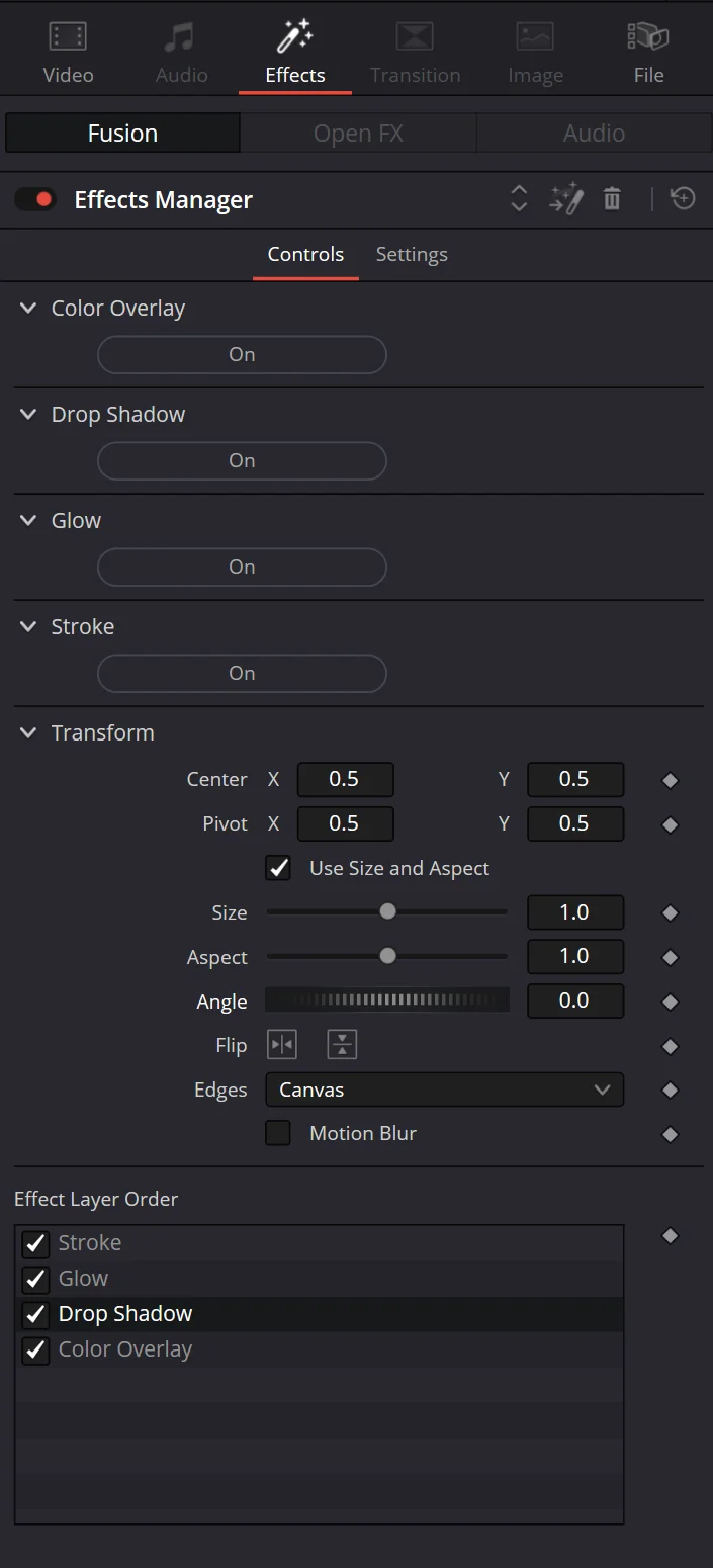 Flow Effects Manager | Davinci Resolve 18.6 Preset product image (2)
