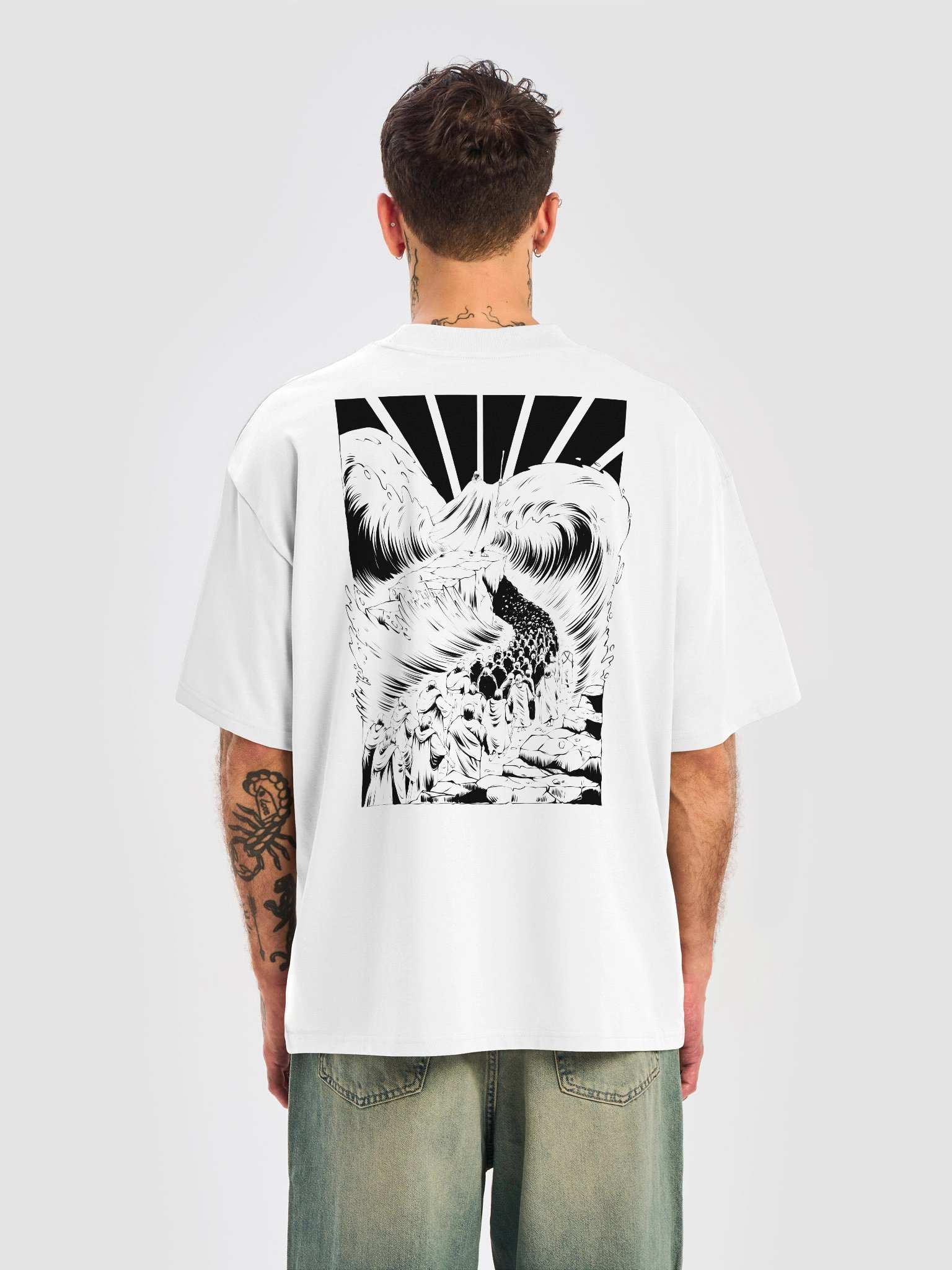Oversized Freedom Tee B&W product image (3)