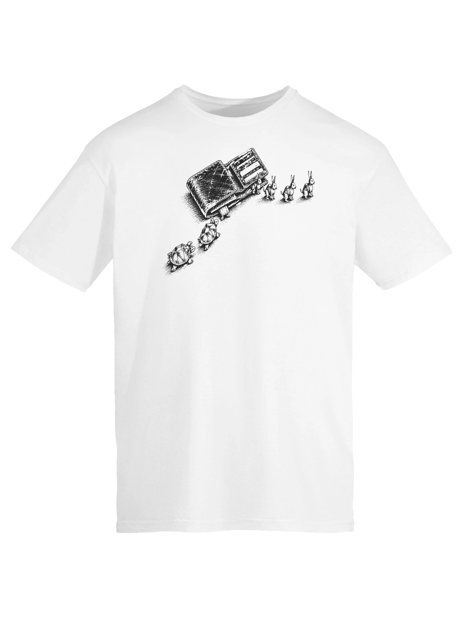 Funny Ants Carrying Wallet Minimal T-Shirt product image (29)