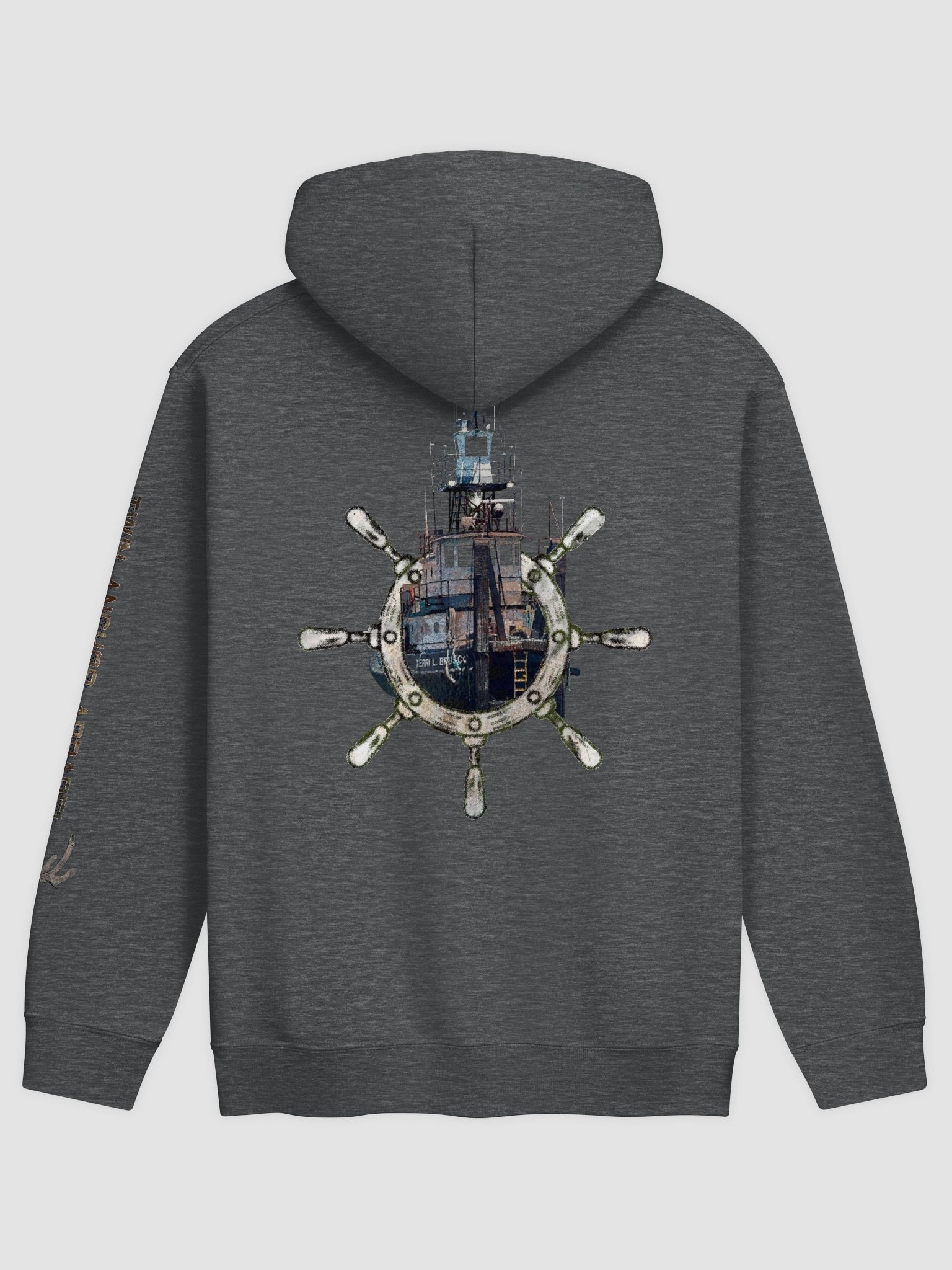 Ship Wheel & Tug Terri L. Brusco – Maritime Heritage | Twin Anchor Apparel AB Watch Line product image (1)