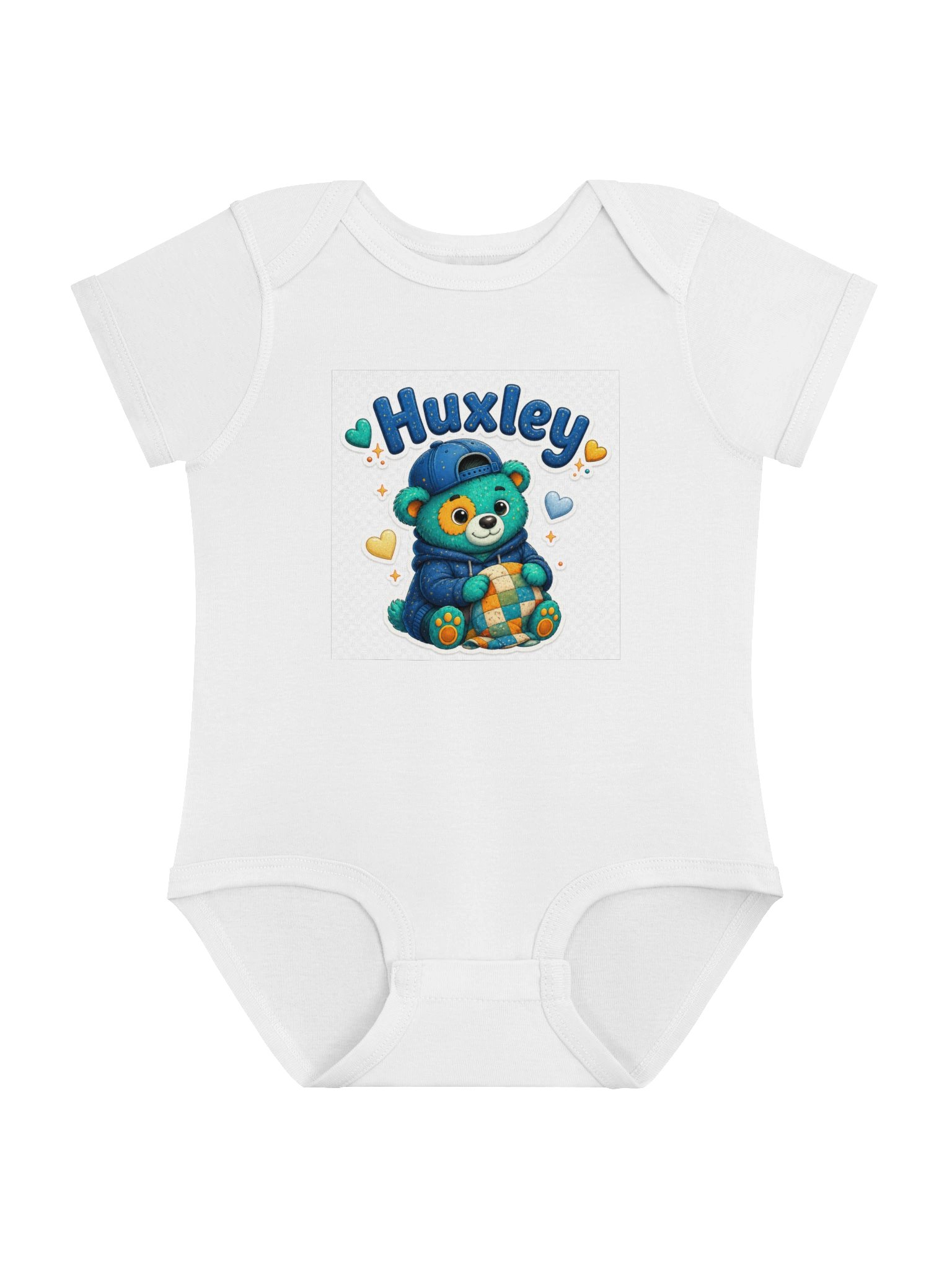 Rabbit Skins Baby Short Sleeve Bodysuit - Huxley product image (5)
