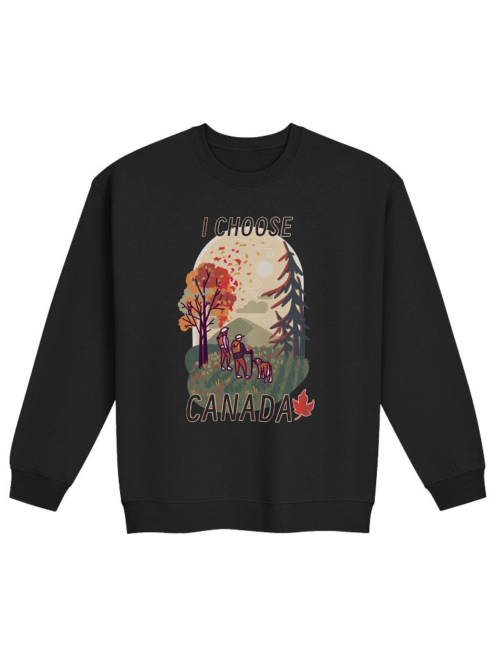 I CHOOSE CANADA, FALL EDITION crewneck sweatshirt by Claus Kellerman POV product image (1)