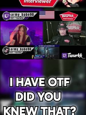 Wait, what does OTF actually stand for? 😂 with @army_babe90 #twitch #otf #funny #netherlands #usa #fun