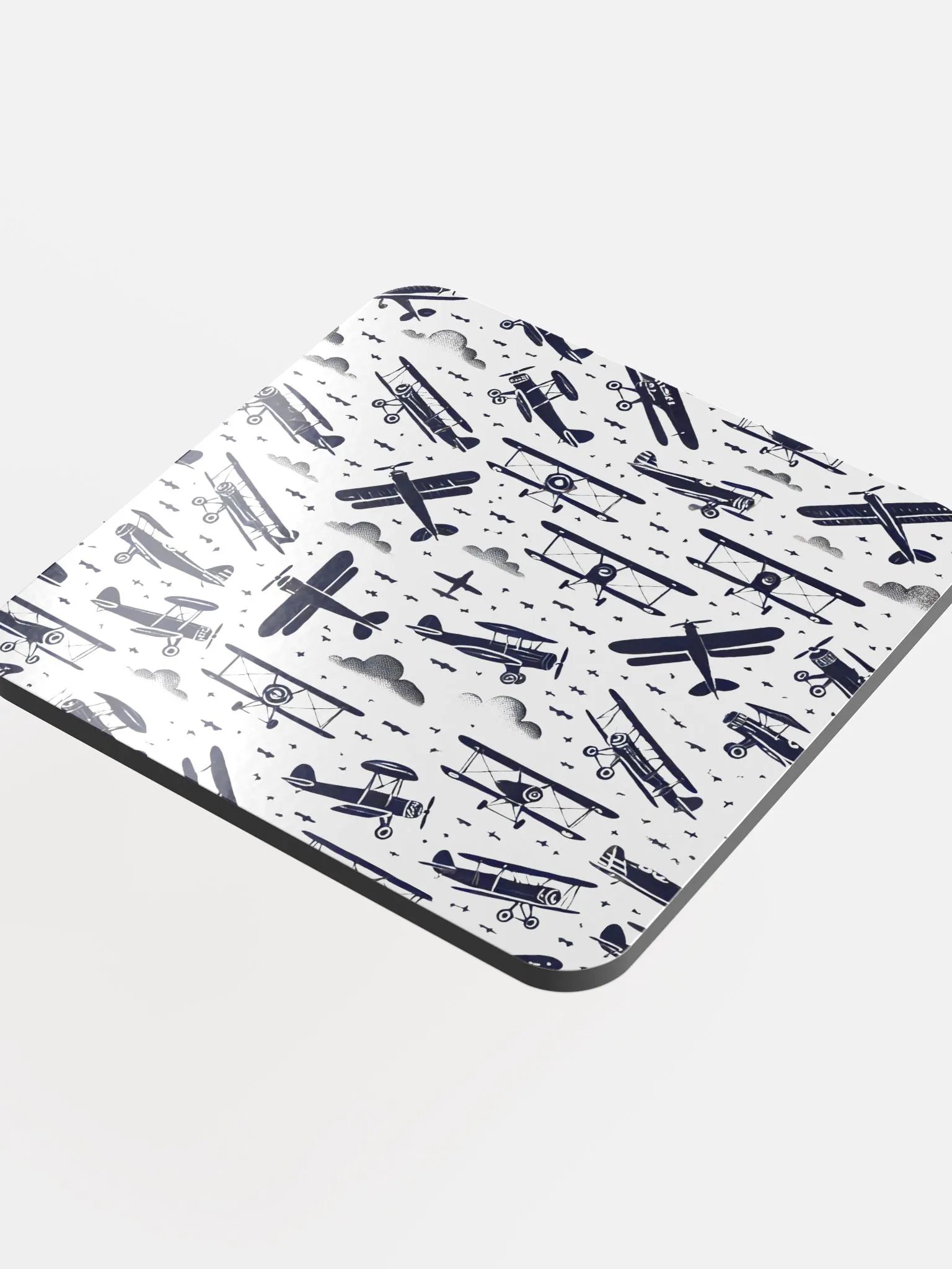 Aviation Scatter Glossed Cork Coaster product image (4)