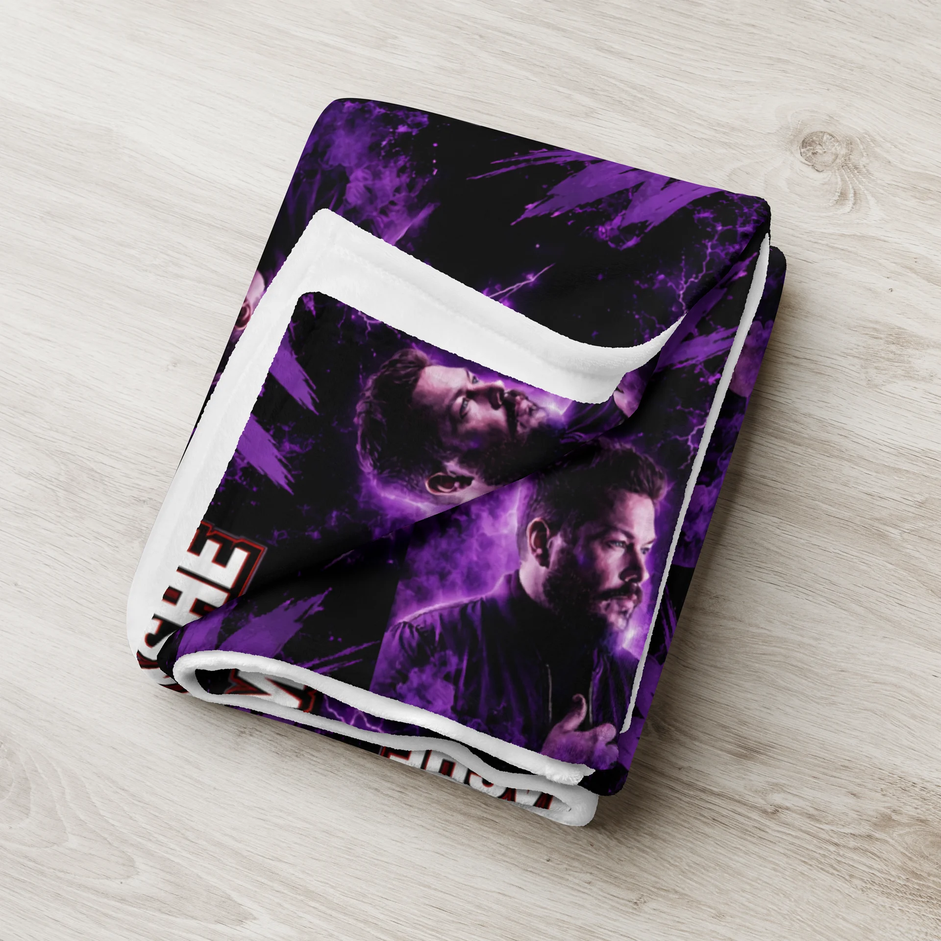 MASHĒ Purple Pattern Throw Blanket product image (8)