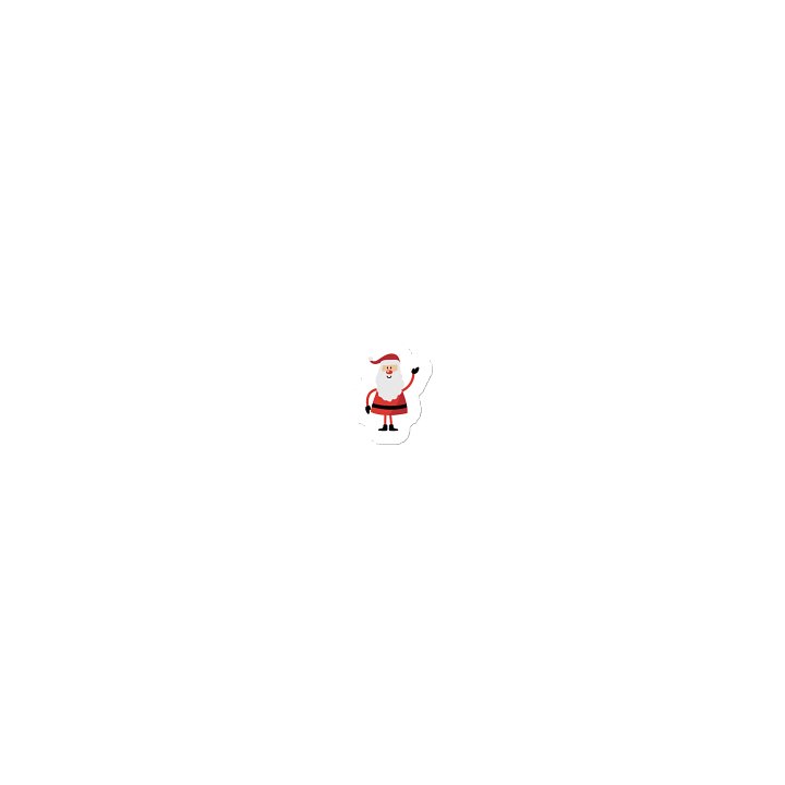 Santa Fridge Magnet product image (1)