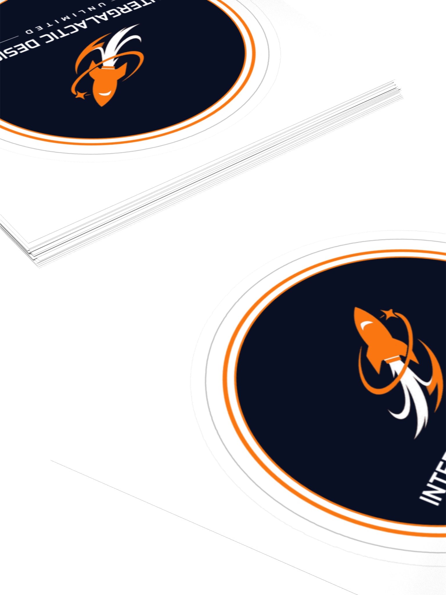 Rocket Ring Logo Sticker (3 in) product image (4)