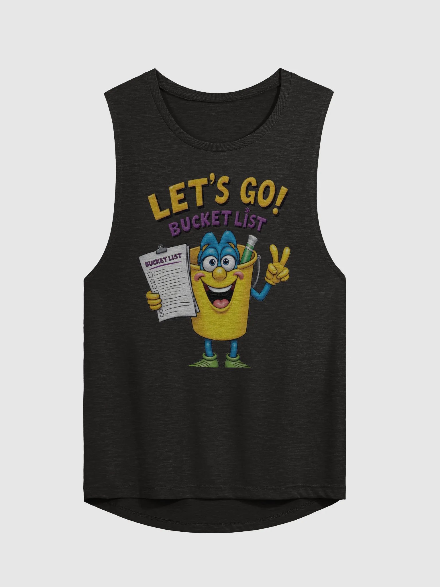 Cheerful Bucket List Muscle Tank product image (2)