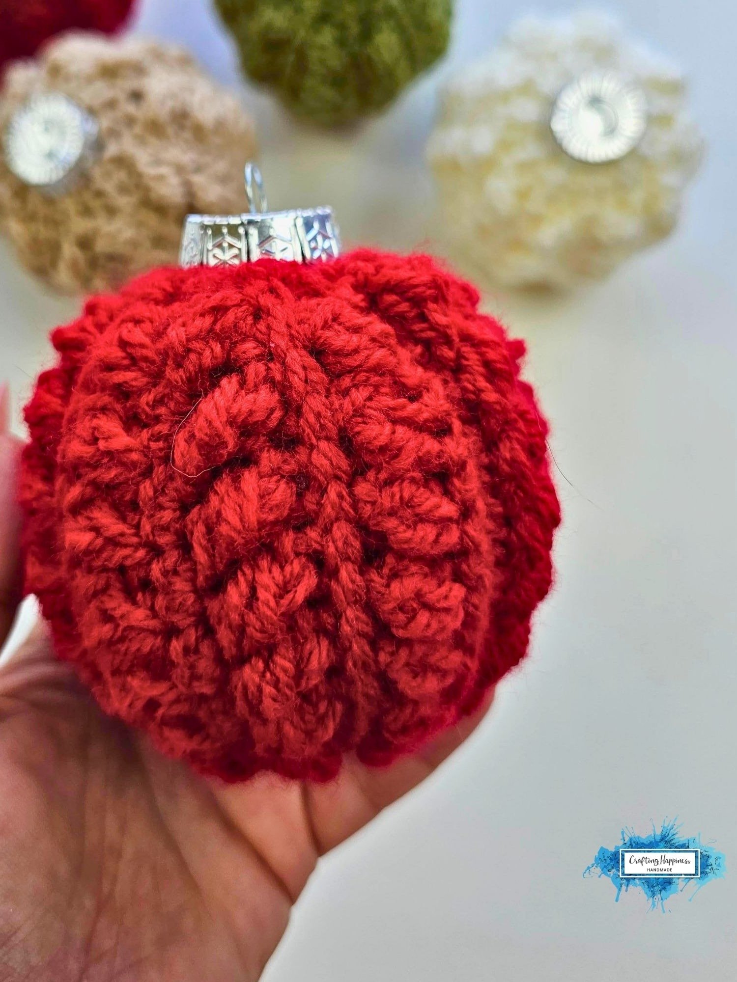 CROCHET PATTERNS + VIDEO | Christmas Crochet Pattern Bundle pdf | Stocking Bow Bauble | Moon Fern Christmas Collection | Holiday Decor Everbee logo Analyze listing Crafting Happiness product image (10)