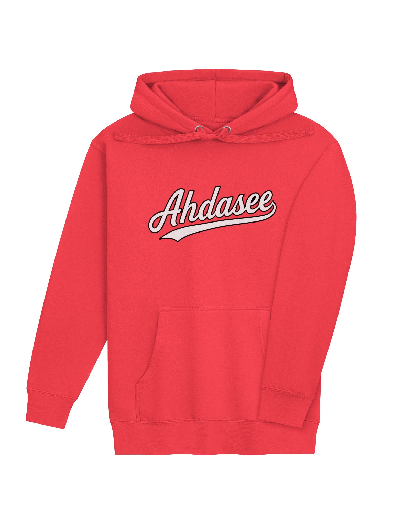 Ahdasee Records Hoodie - Red product image (4)