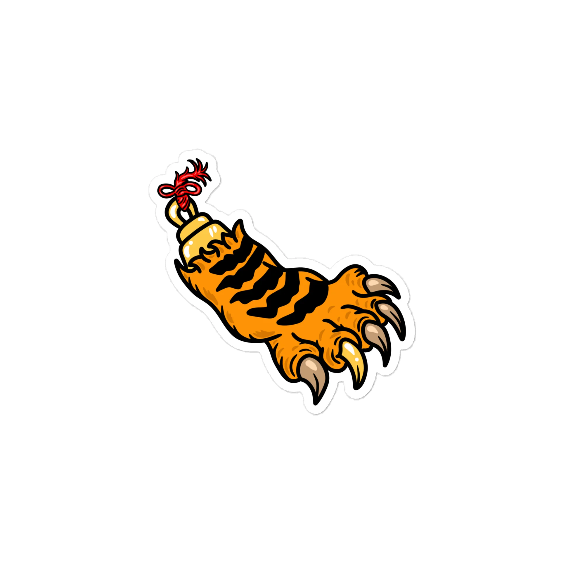 Lucky Tiger Paw- Sticker product image (1)