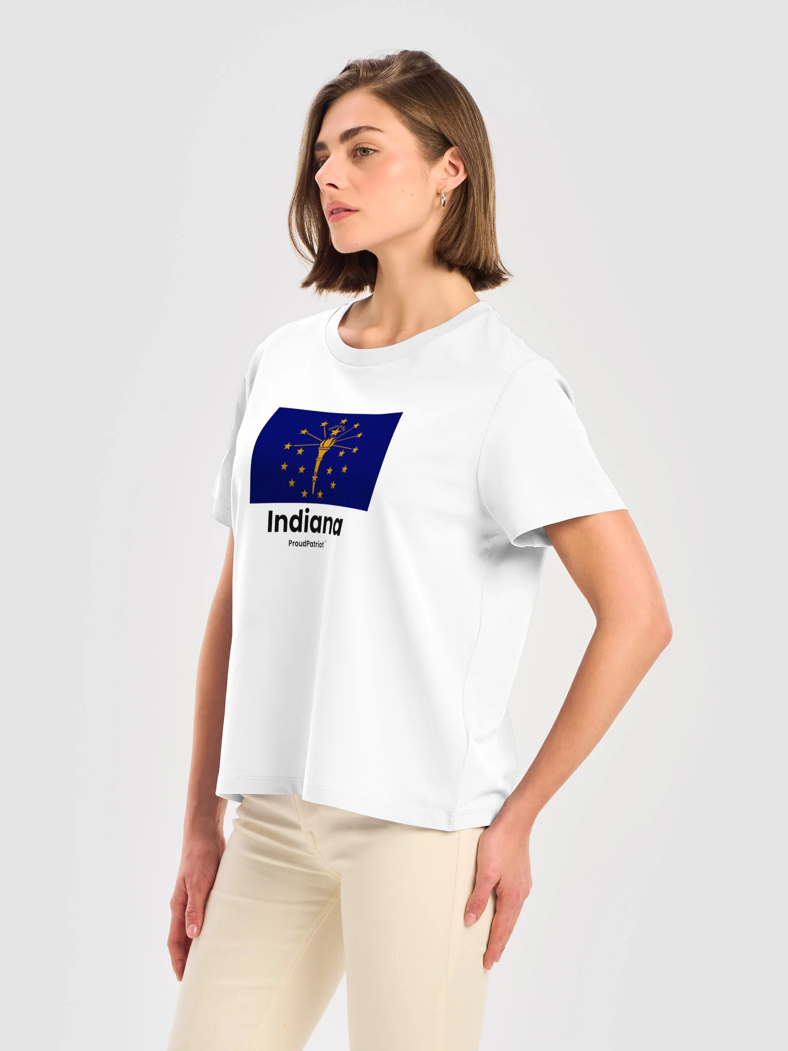 Indiana Women's Ribbed Neck T-Shirt product image (3)