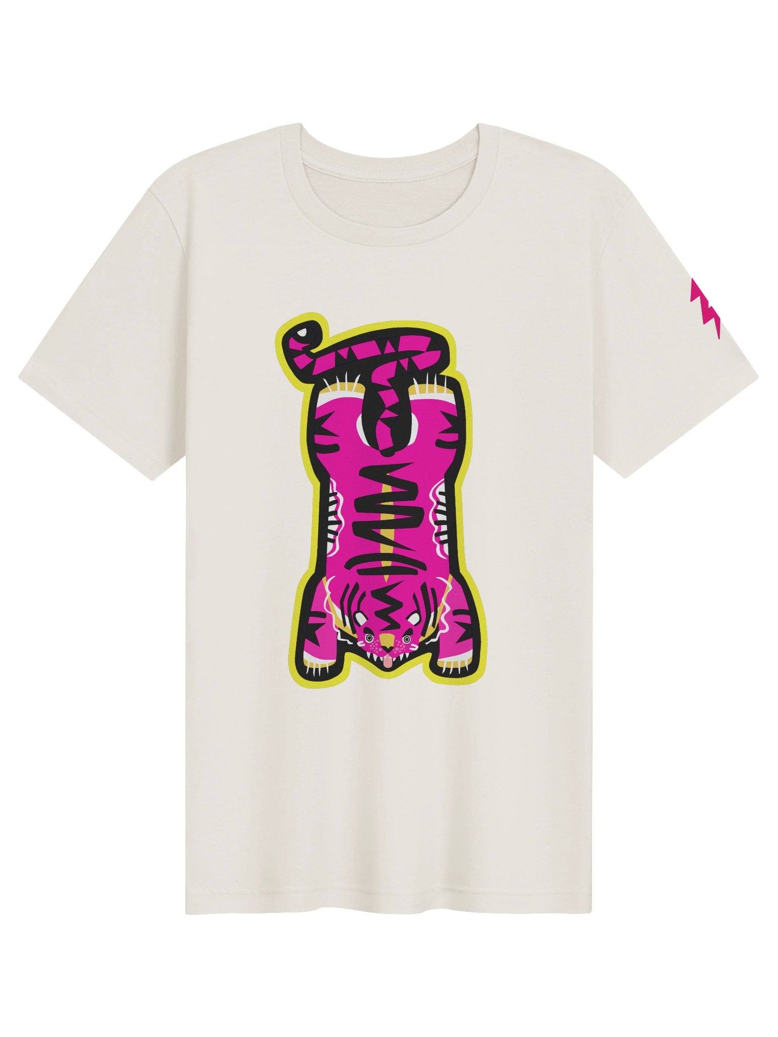 Pink and Yellow Tiger - T-Shirt product image (3)