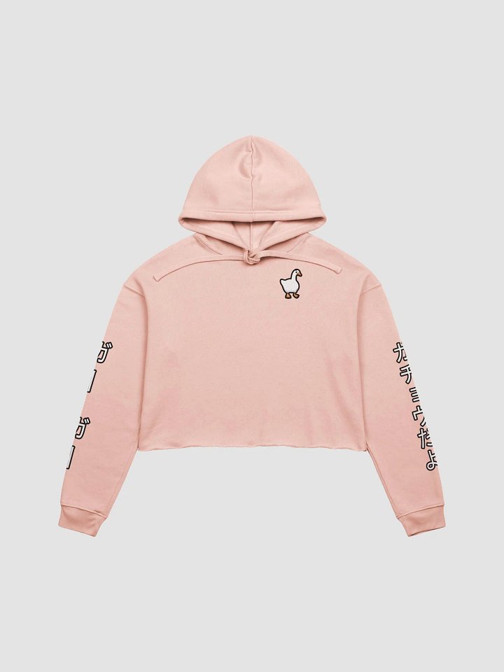 Japanese Text Cropped Hoodie product image (1)