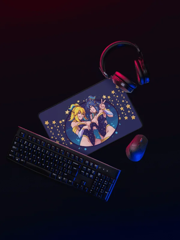 "Double Trouble" Desk Mat product image (6)