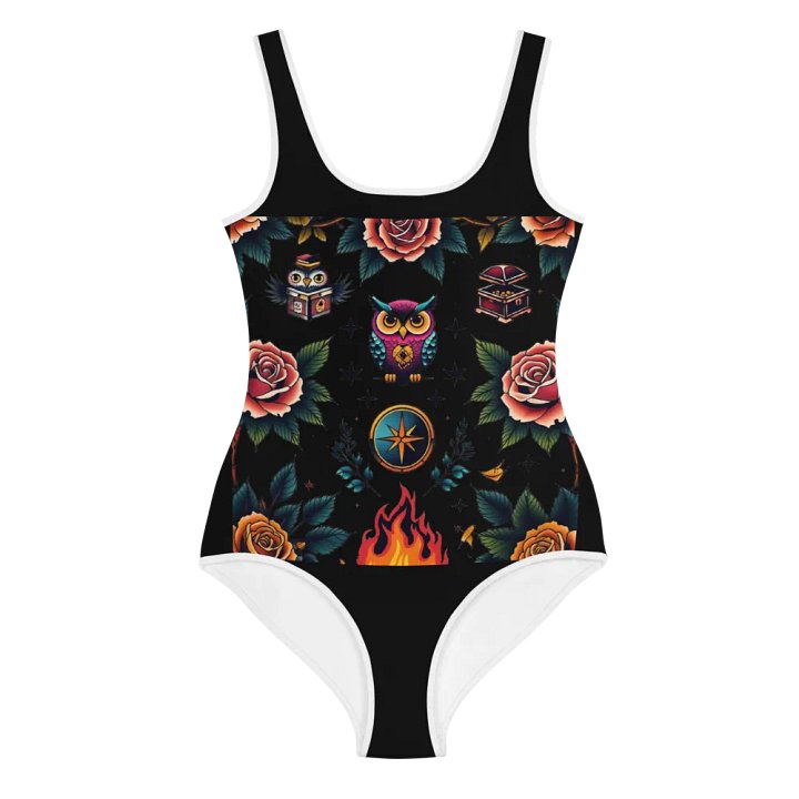 Owl's Wisdom Youth Swimsuit product image (1)