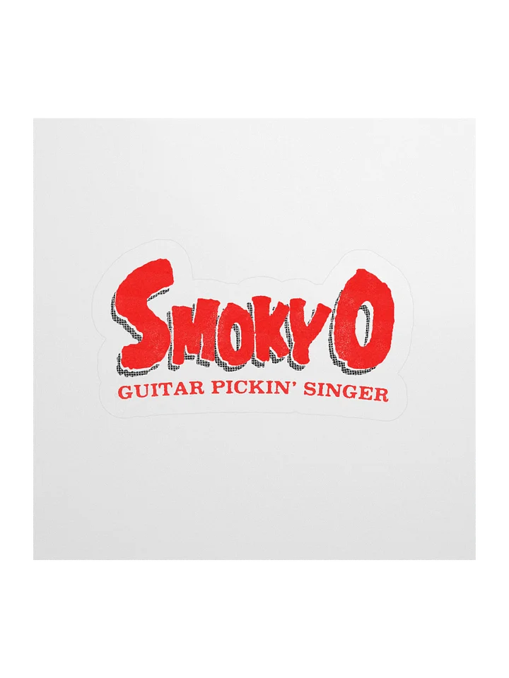 Guitar Pickin' Smoky O Kiss Cut Stickers product image (1)